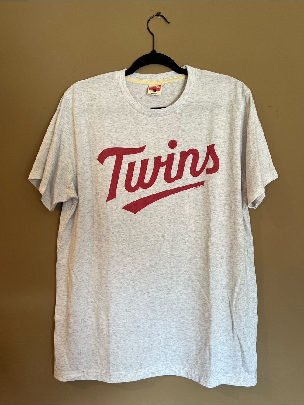 Homage Minnesota Twins Script Logo T-Shirt MLB Baseball Tee